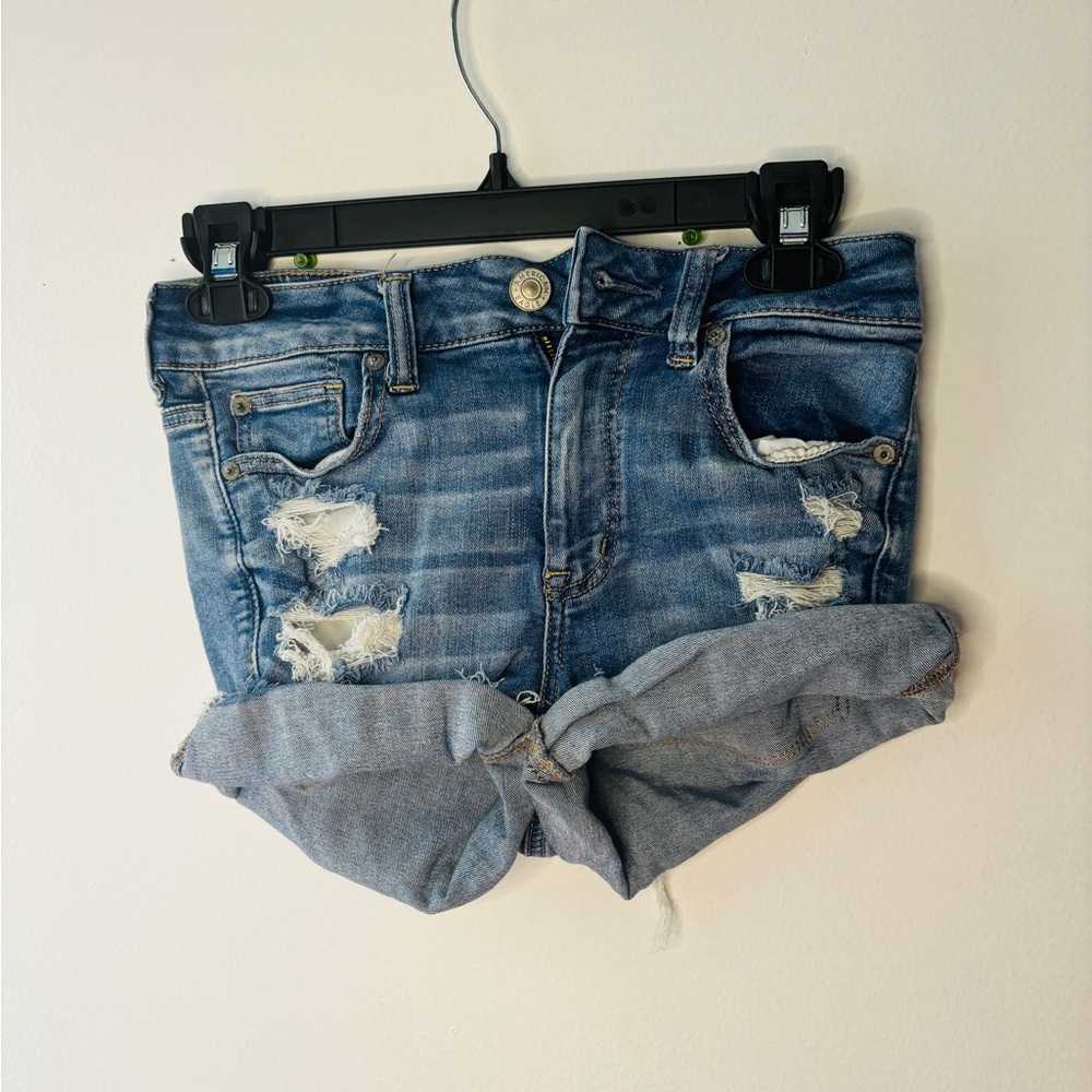 American eagle high rise stretchy shorts
